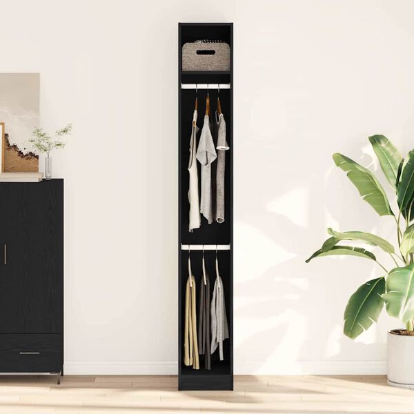 vidaXL Vaatekaappi hyllyll&auml; Vanha puu 30 x 50 x 200 cm Tekninen puu