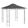 vidaXL Huvimaja 3x3x2,7 m antrasiitti 160 g/m&sup2;