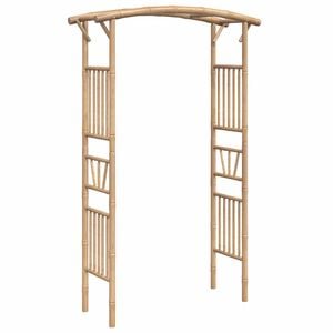 vidaXL Ruusukaari bambu 118x40x187 cm