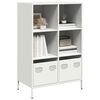 vidaXL Highboard Valkoinen 68x39x103,5 cm Ter&auml;s