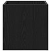 vidaXL Ruukku laatikko Musta tammi. 40 x 38.5 x 40 cm Tekninen puu