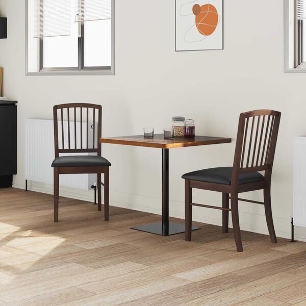 vidaXL Ruokatuolit 2 pcs Vaaleanruskea 50 x 52,5 x 91 cm