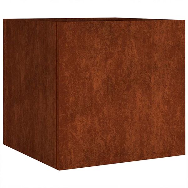 vidaXL Kukkalaatikko 40x41x40 cm Corten ter&auml;s