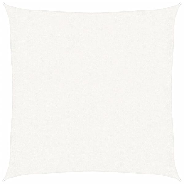 vidaXL Aurinkopurje HDPE neli&ouml;nmuotoinen 2x2 m valkoinen