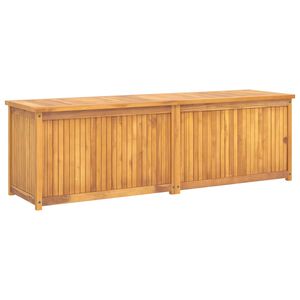 vidaXL Puutarhalaatikko 175x50x55 cm t&auml;ysi tiikki