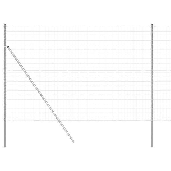 vidaXL Aita ja Tuki Hopea 1,5 x 10 m Ter&auml;s ja PVC