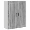 vidaXL Sein&auml;kaappi PORTO Harmaa Sonoma 80 x 31 x 100 cm Tekninen puu