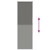 vidaXL Rullaverho Blackout harmaa 40x130 cm Kankaan leveys 35,7 cm