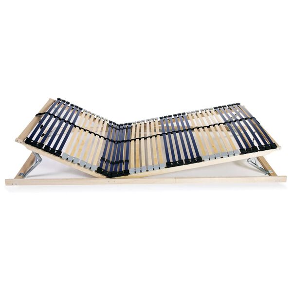 vidaXL Sängyn sälepohja 42 säleellä 7 vyöhykettä 100x200 cm