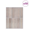 vidaXL Suorakulmainen laatta 10 pcs Beige kahvi 29 x 23 x 0,08 cm