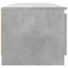 vidaXL TV-taso LED-valoilla betoninharmaa 140x40x36 cm