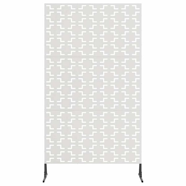 vidaXL Yksityisyysnäyttö Harmaa Teräs