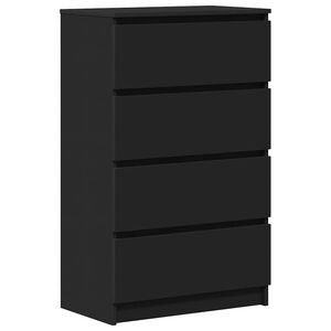 vidaXL Senkki musta 60x35x98,5 cm tekninen puu