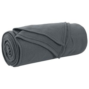 vidaXL Heittop&auml;&auml;llys 24 kpl Tummanharmaa 170 x 130 cm 7.81 kg Fleese