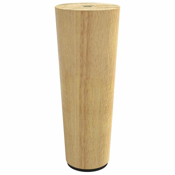 vidaXL Huonekalujalat 2 pcs Ruskea &Oslash; 44 x 100 mm Tihe&auml; Eukalyptuspuu