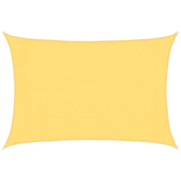 vidaXL Aurinkopurje 160 g/m² beige 3x4,5 m HDPE