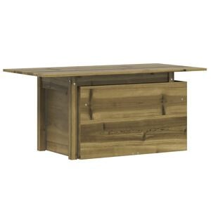 vidaXL Puutarhap&ouml;yt&auml; 100x50x75 cm kyll&auml;stetty m&auml;nty