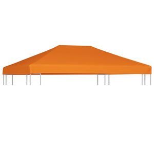 vidaXL Huvimajan katto 310 g/m&sup2; 4x3 m oranssi