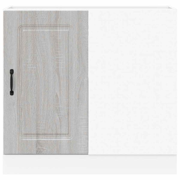 vidaXL Keitti&ouml;n pohjakaappi Kalmar harmaa sonoma suunniteltu puu