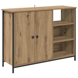 vidaXL Sivup&ouml;yt&auml; Artisan tammi 100 x 33 x 75 cm Tekninen puu