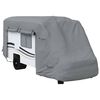 vidaXL asuntoauton p&auml;&auml;lliset harmaa 570x235x275 cm kuitukangas