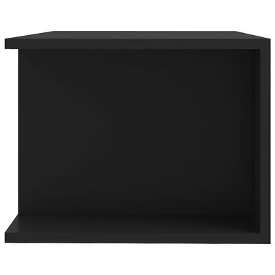 vidaXL TV-taso LED-valoilla musta 90x39x30 cm