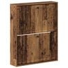 vidaXL Sein&auml;lle asennettava kenk&auml;kaappi EDE 71 x 17 x 86 cm Vanha puu