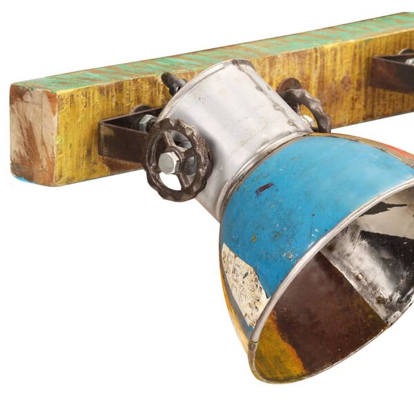 vidaXL Teollisuustyylinen sein&auml;valaisin moniv&auml;rinen 90x25 cm E27