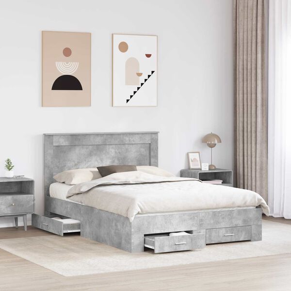 vidaXL S&auml;ngyn runko laatikon kanssa p&auml;&auml;tyll&auml; Tekninen puu