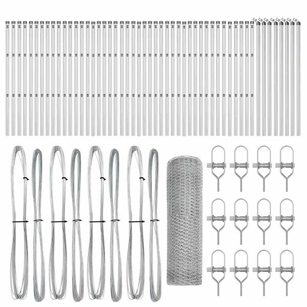 vidaXL Aitalatu Hopea 100 x 0,4 m (25 mm verkko) Teräs