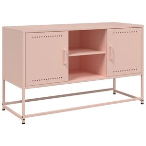 vidaXL TV-taso pinkki 100,5x39x60,5 cm ter&auml;s