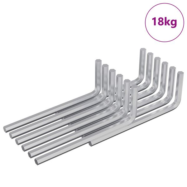 vidaXL Kuusioavain 4675 pcs Hopea 32 x 86 mm Ter&auml;s