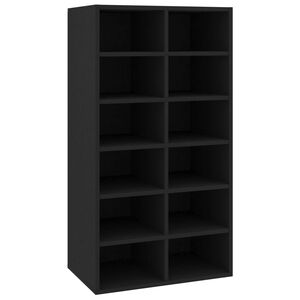 vidaXL Kenk&auml;teline musta 54x34x100,5 cm tekninen puu