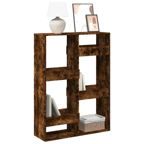 vidaXL Kirjahylly savutammi 100x33x135 cm tekninen puu