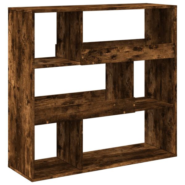 vidaXL Huoneenjakaja savutammi 100x33x94,5 cm tekninen puu