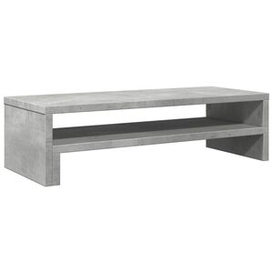 vidaXL N&auml;ytt&ouml;teline betoninharmaa 54x22x15 cm tekninen puu