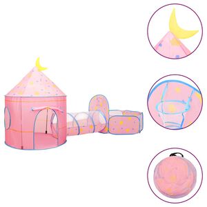 vidaXL Lasten leikkiteltta pinkki 301x120x128 cm