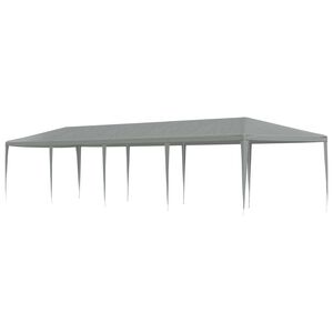 vidaXL Juhlateltta Vaaleanharmaa 1200 x 300 x 255 cm PE ja ter&auml;s