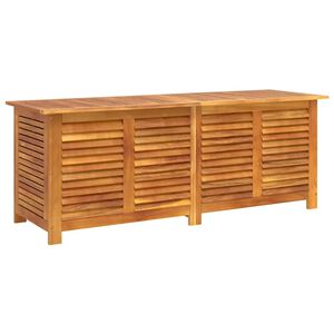vidaXL Ulkos&auml;ilytyslaatikko s&auml;leik&ouml;ll&auml; 150x50x56 cm t&auml;ysi akasiapuu