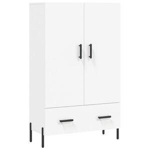 vidaXL Kaappi valkoinen 69,5x31x115 cm tekninen puu