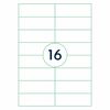 rillprint Itseliimautuvat etiketit 105x37 mm 1000 arkkia valkoinen