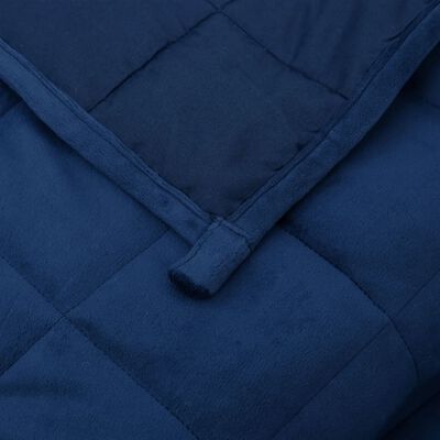 vidaXL Painopeitto sininen 200x220 cm 13 kg kangas