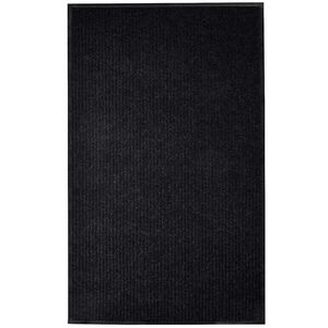 vidaXL Ovimatto musta 117x220 cm PVC