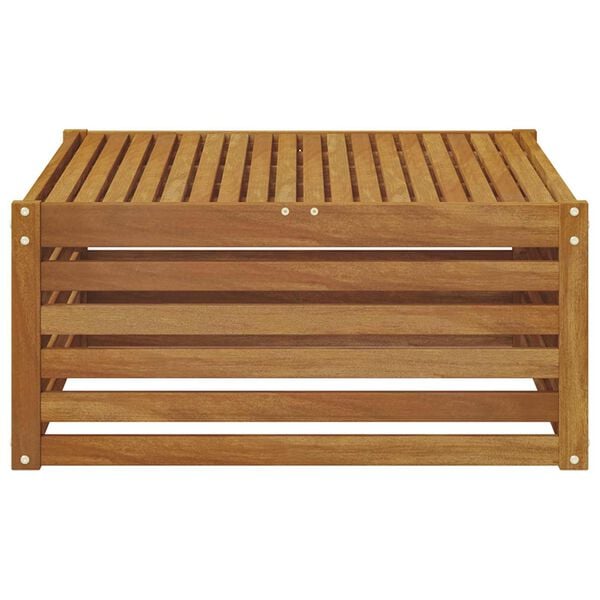 vidaXL Ulkop&ouml;yt&auml; Tihe&auml; akasiapuu Luonnollinen 79 x 79 x 37 cm