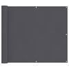vidaXL Parvekkeen suoja antrasiitti 90x500 cm Oxford kangas