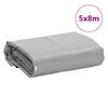 vidaXL Pressu harmaa 5x8 m 650 g/m&sup2;