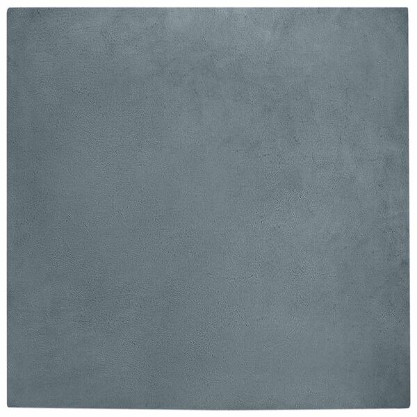 vidaXL Keinotekoinen Kanin Turkis Matto Olite Antrasiitti 240 x 240 cm