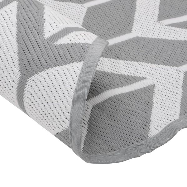 vidaXL Ulkomatto ARAKIL harmaa &Oslash;160 cm PP