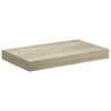 vidaXL Kelluvat sein&auml;hyllyt 2 kpl tammi 40x23x3,8 cm MDF