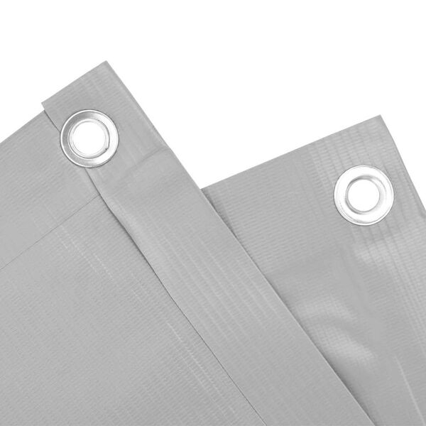 vidaXL Parvekkeen yksityisyyssuoja harmaa 500x120 cm PVC